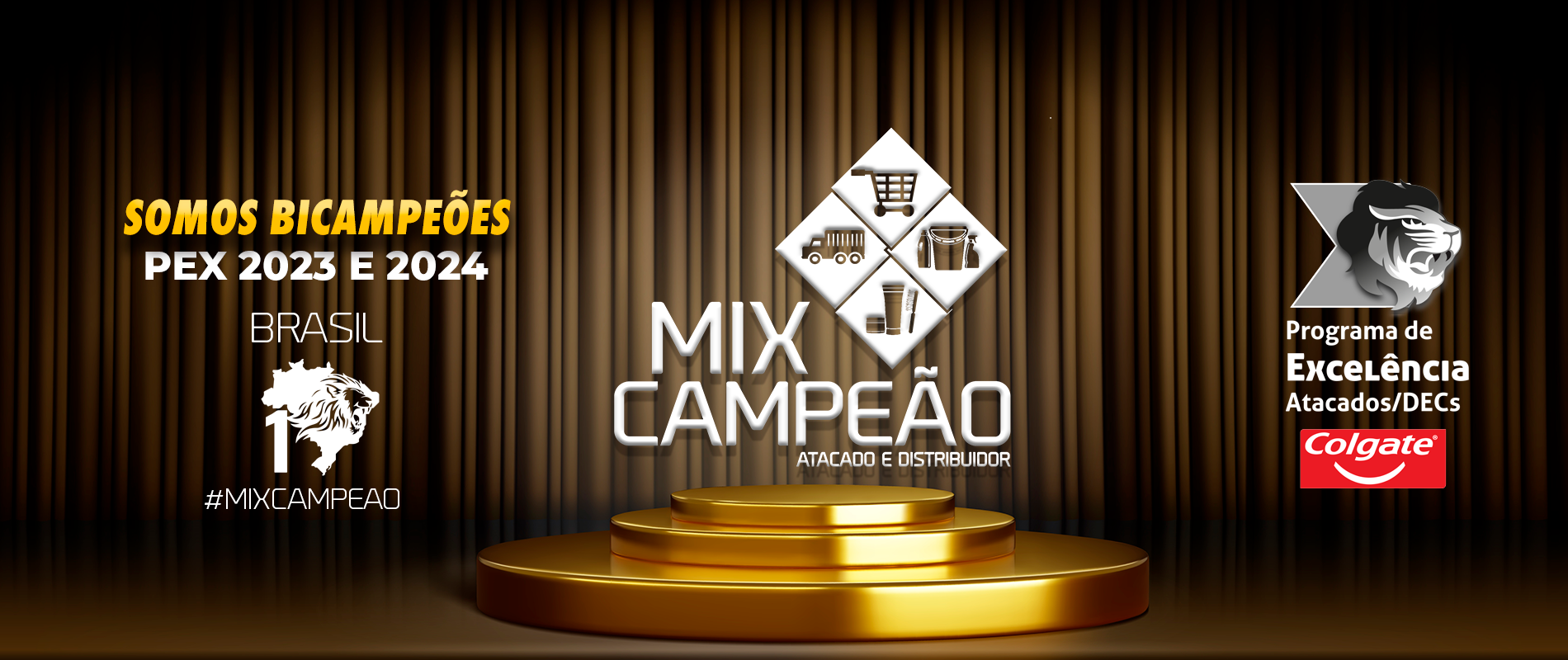 Prêmios Colgate-Palmolive! Melhor atacado do Brasil programa de excelência 2023 e 2024.