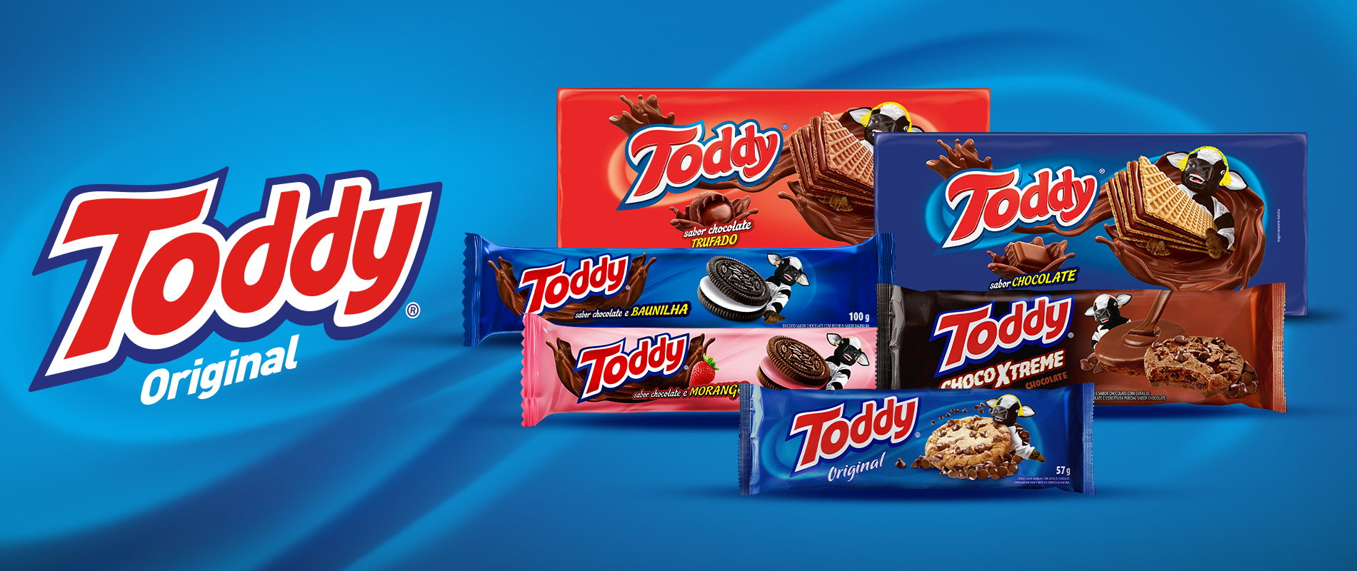 Novidade! Já disponível em nosso catálogo! Waffers e Cookies Toddy, combinação perfeita de sabor e crocância, com o tradicional sabor do chocolate Toddy!